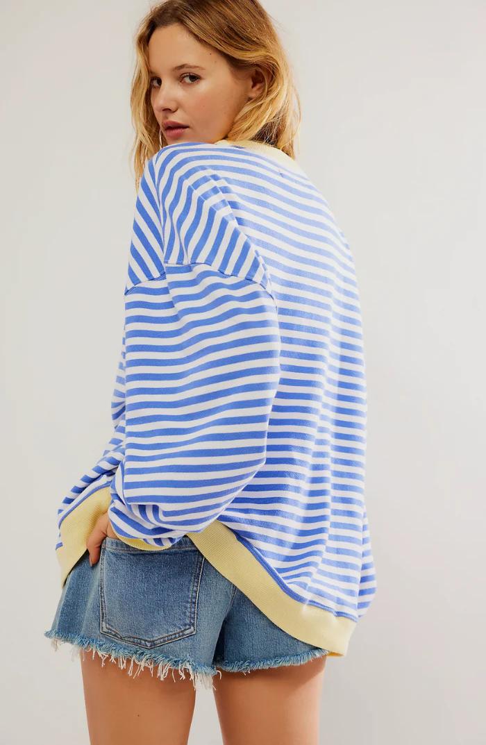 Women’s Striped Oversized Sweater