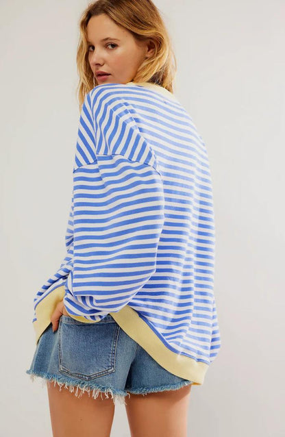Women’s Striped Oversized Sweater