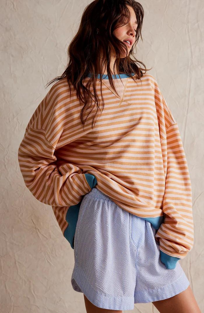 Women’s Striped Oversized Sweater