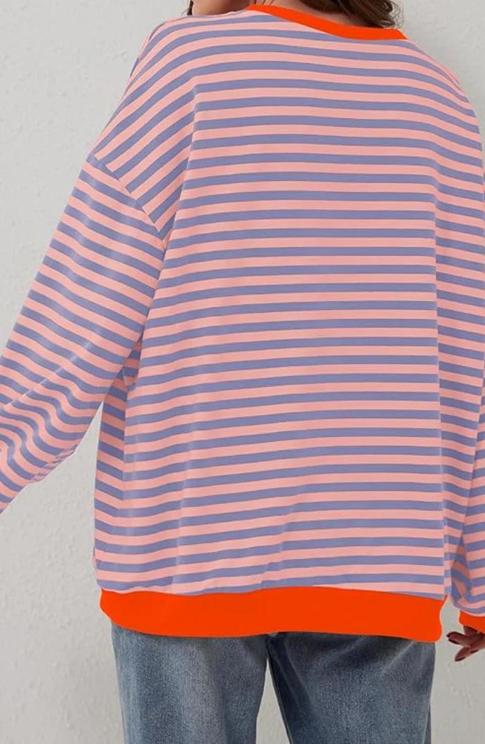 Women’s Striped Oversized Sweater