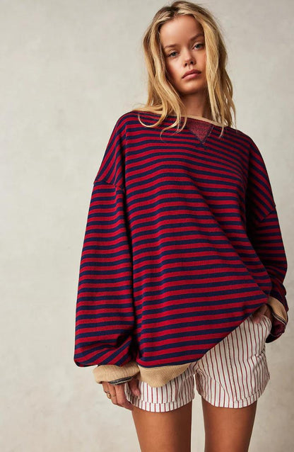 Women’s Striped Oversized Sweater
