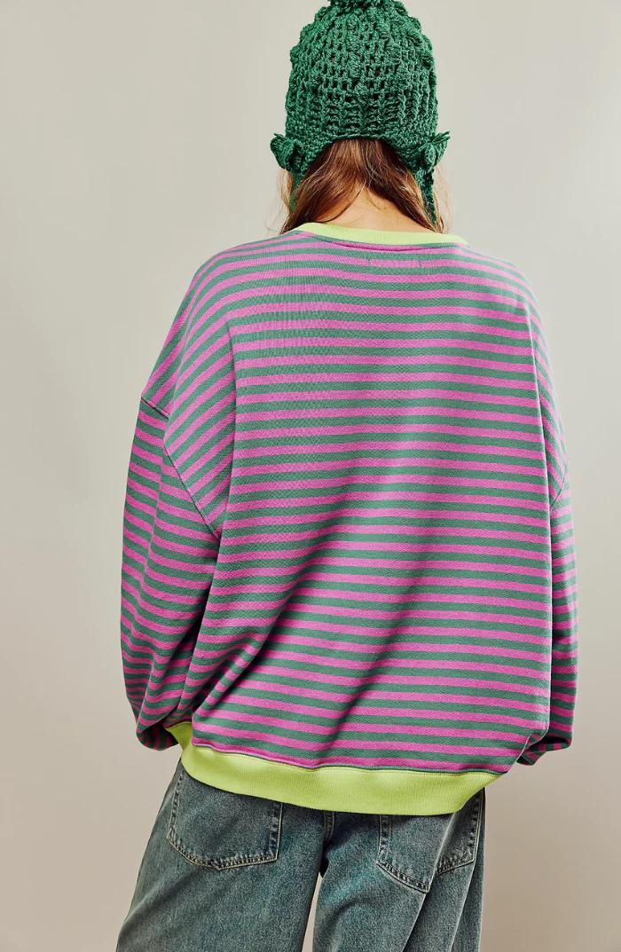 Women’s Striped Oversized Sweater