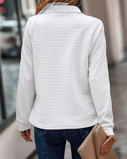 Women’s Textured Half-Zip Sweater