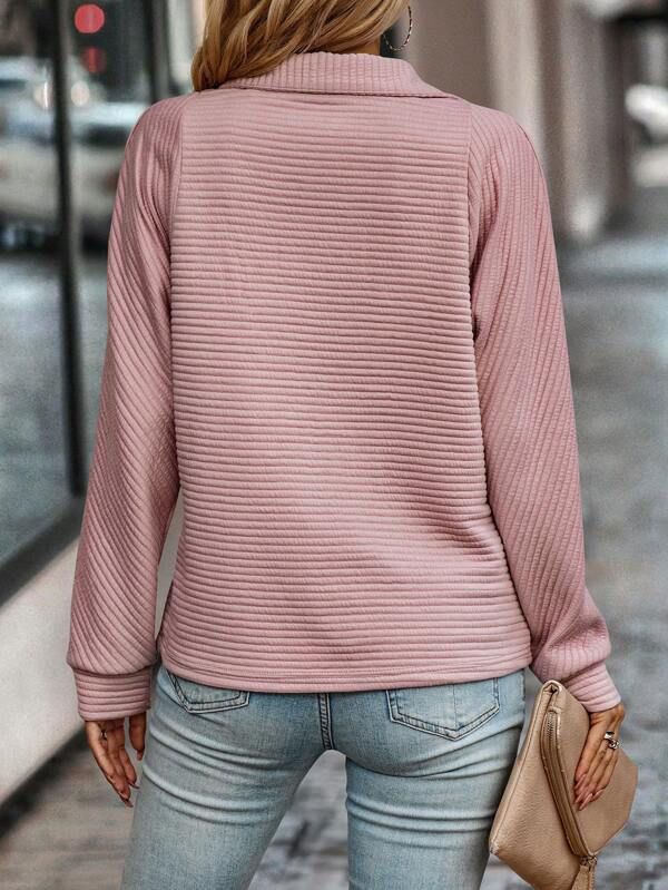Women’s Textured Half-Zip Sweater