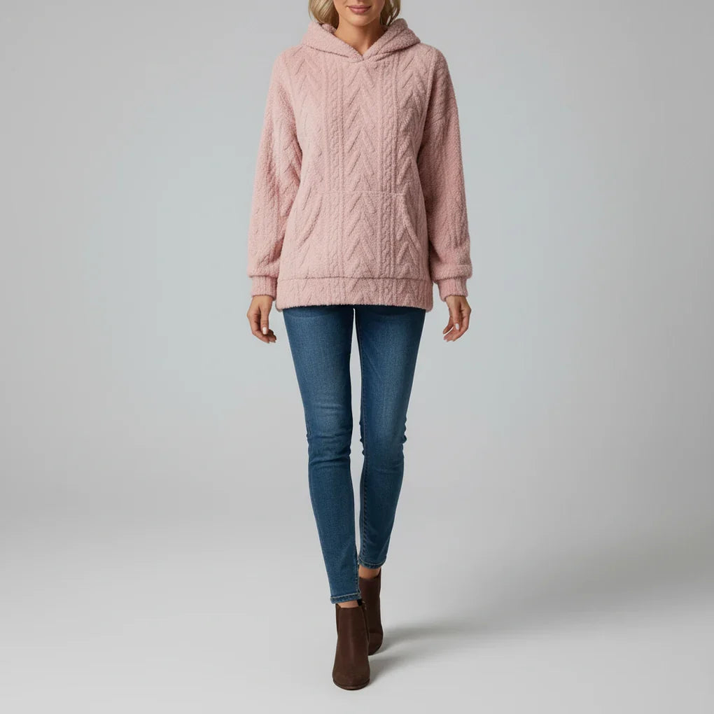 Women’s Textured Hoodie