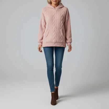 Women’s Textured Hoodie