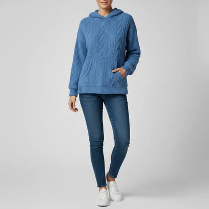 Women’s Textured Hoodie