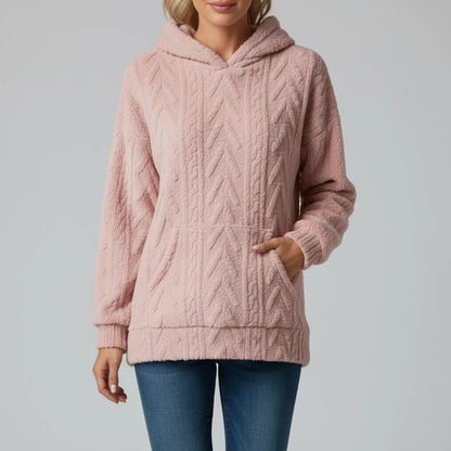 Women’s Textured Hoodie