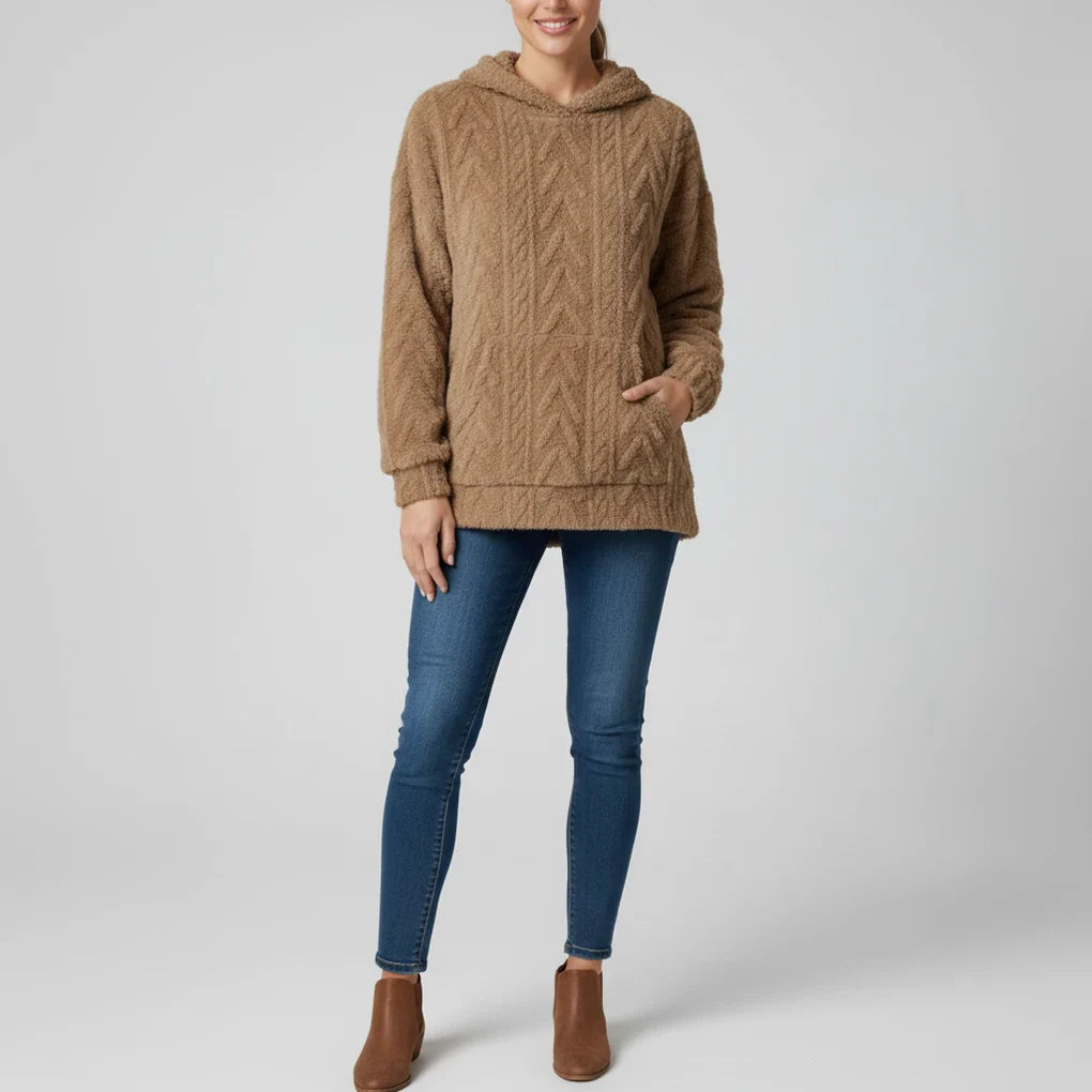 Women’s Textured Hoodie