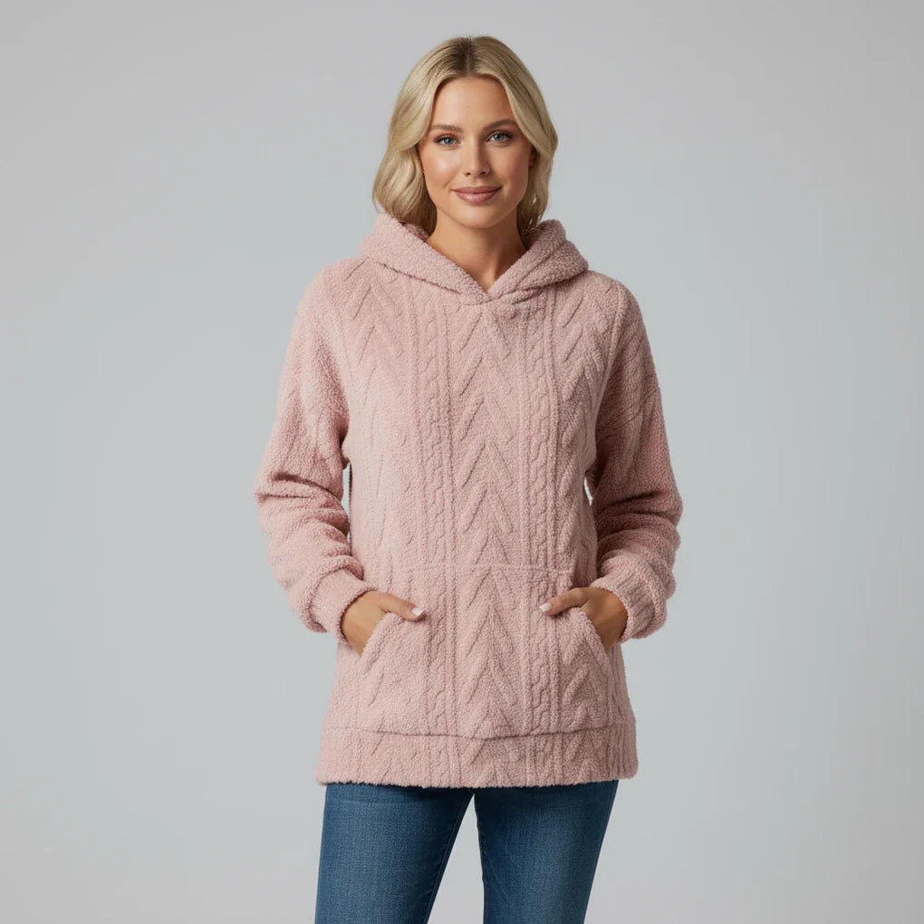 Women’s Textured Hoodie