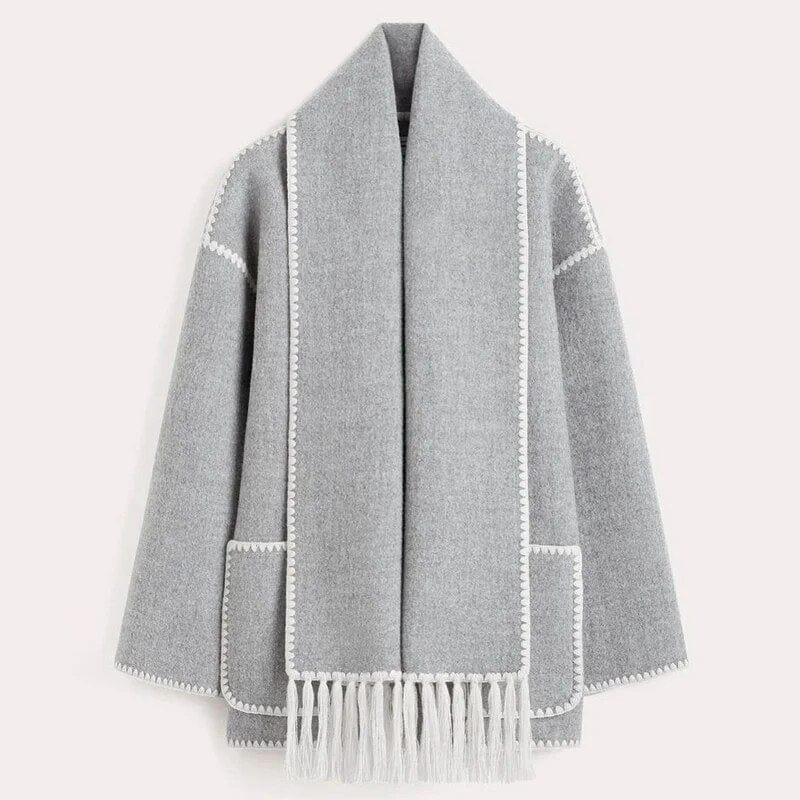 Women’s Textured Open-Front Cardigan
