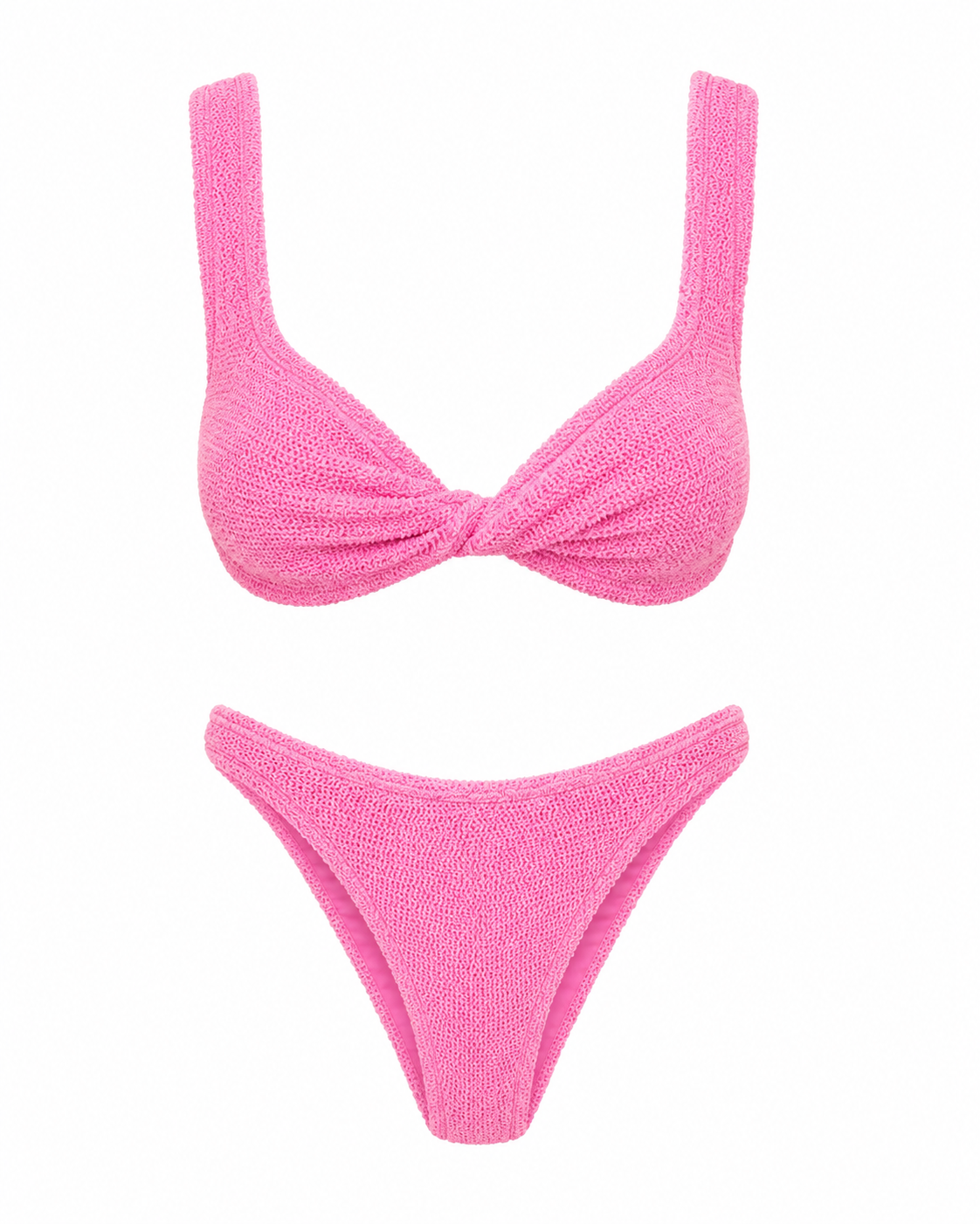Women's Textured Wide Strap Bikini Set