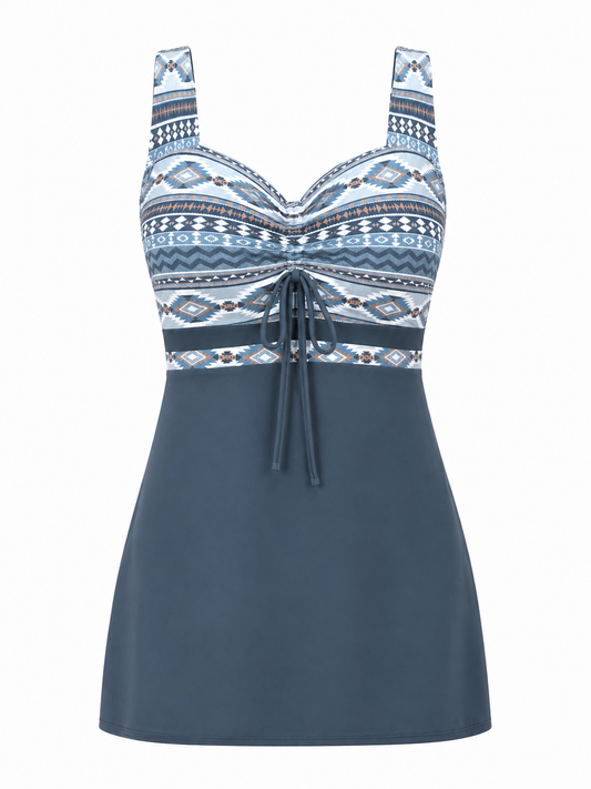 Women's Tummy Control Tankini Set