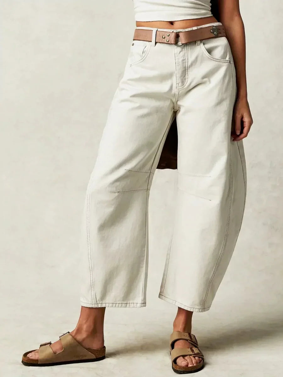 Women’s Vintage Wide-Leg Denim Pants