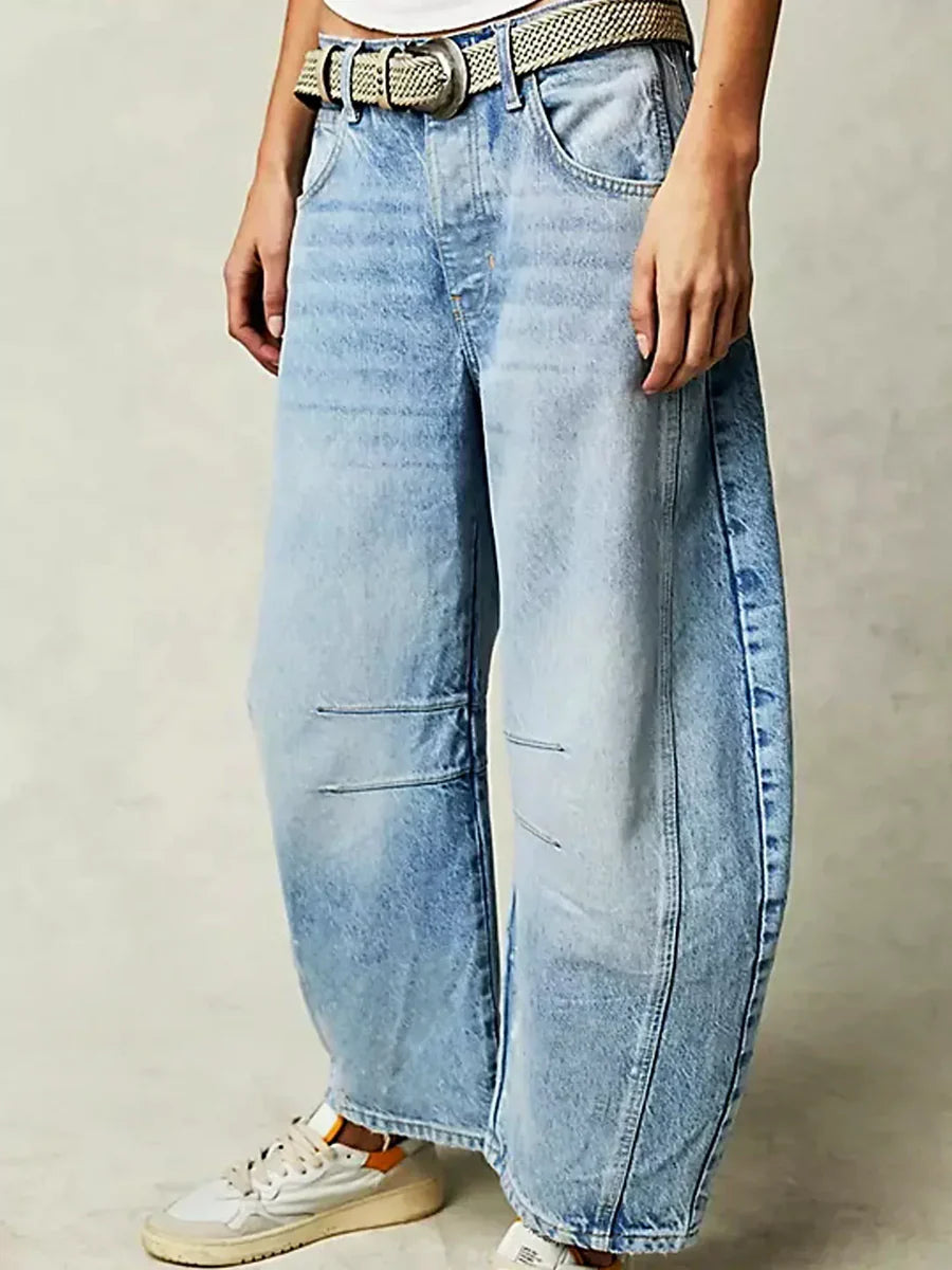Women’s Vintage Wide-Leg Denim Pants