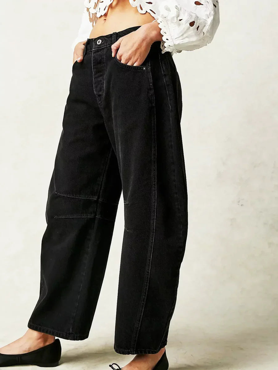 Women’s Vintage Wide-Leg Denim Pants