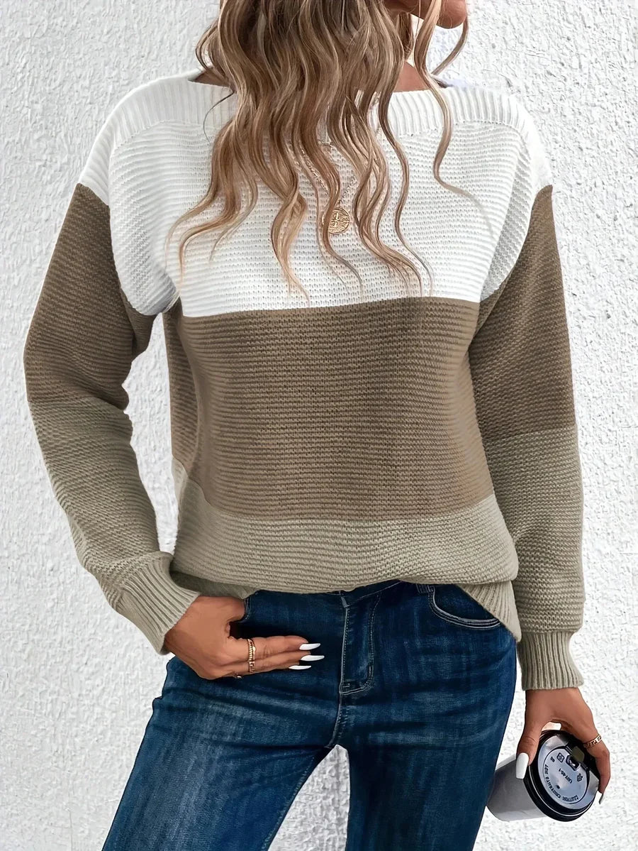 Women’s Colorblock Knit Sweater