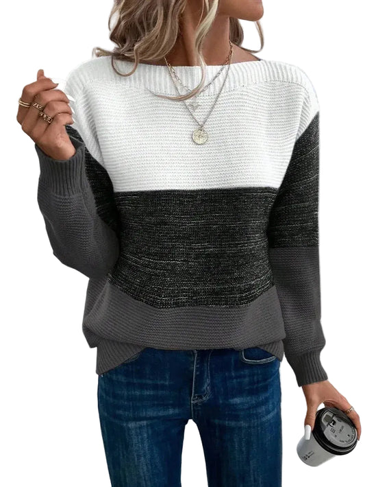 Women’s Colorblock Knit Sweater