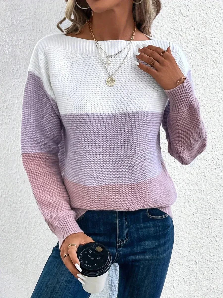 Women’s Colorblock Knit Sweater