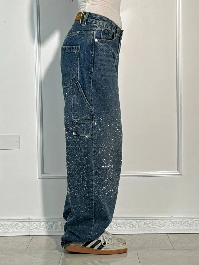 Women’s Shimmer Balloon Carpenter Jeans
