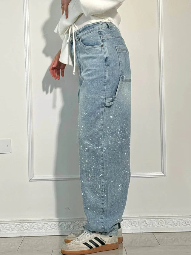 Women’s Shimmer Balloon Carpenter Jeans
