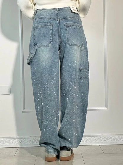 Women’s Shimmer Balloon Carpenter Jeans