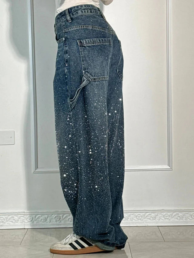 Women’s Shimmer Balloon Carpenter Jeans