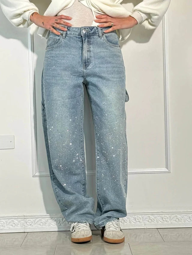 Women’s Shimmer Balloon Carpenter Jeans